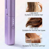 Wireless Portable Hair Straightener