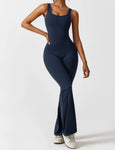 Viral Scrunch Butt Flare Jumpsuit