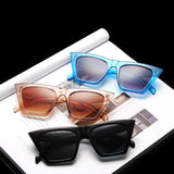 Cat Eye Sunglasses Women Square Oversized Shades