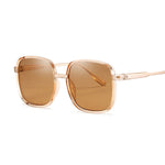 Vintage Square Retro Candy Pink Sunglasses