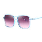 Vintage Square Retro Candy Pink Sunglasses