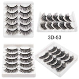 5 Pair 3D Faux eyelashes False Eyelashes