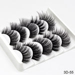 5 Pair 3D Faux eyelashes False Eyelashes