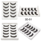 5 Pair 3D Faux eyelashes False Eyelashes