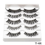 Feme 5 Pair 3D Hair False Eyelashes