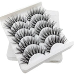 Feme 5 Pair 3D Hair False Eyelashes