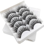 Feme 5 Pair 3D Hair False Eyelashes