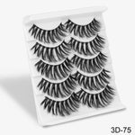 Feme 5 Pair 3D Hair False Eyelashes