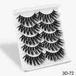 Feme 5 Pair 3D Hair False Eyelashes