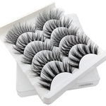 Feme 5 Pair 3D Hair False Eyelashes