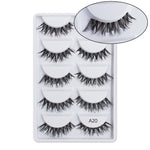 Feme 5 Pair 3D Hair False Eyelashes