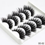 Feme 5 Pair 3D Hair False Eyelashes