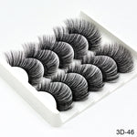 Feme 5 Pair 3D Hair False Eyelashes