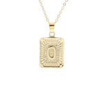 Gold Block Necklace