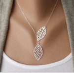 Golden Leaves Chain Necklace