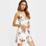 Floral V-neck Dress