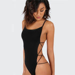 Strappy Backless Bodysuit