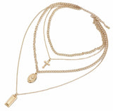 Multilayer Mary Necklace