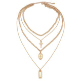 Multilayer Mary Necklace