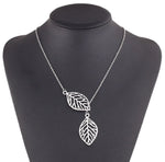 Golden Leaves Chain Necklace