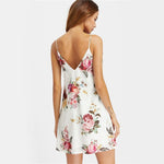 Floral V-neck Dress