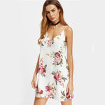 Floral V-neck Dress