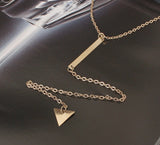 Golden Light Triangle Pendant